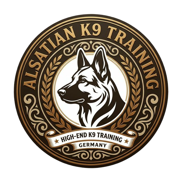 Alsatian K9 Training Logo - German Shepherd Profile